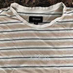 Brixton striped t shirt